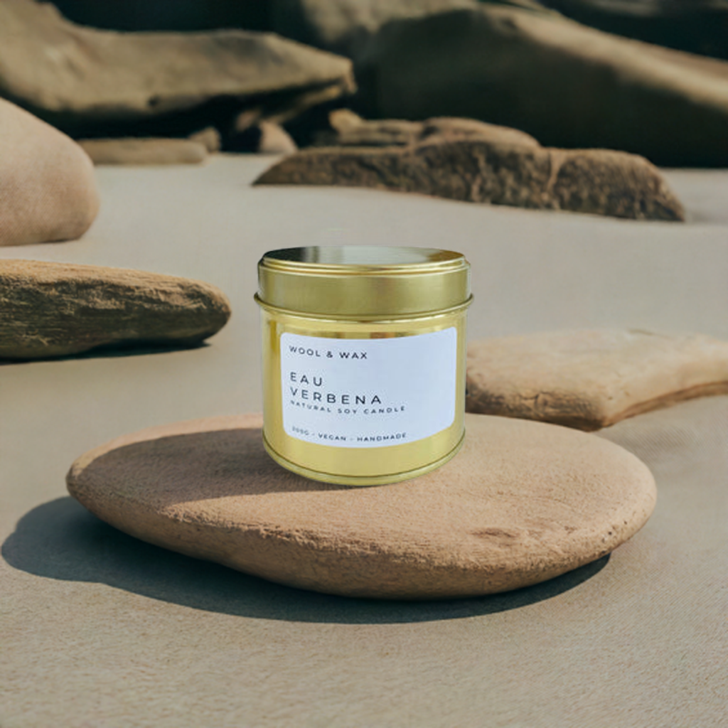 Eau Verbena Gold Travel Candle