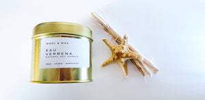 Eau Verbena Gold Travel Candle