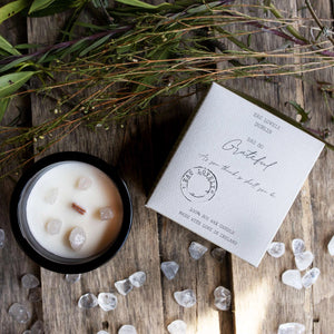 Scented Candles with Gemstones (See Options)