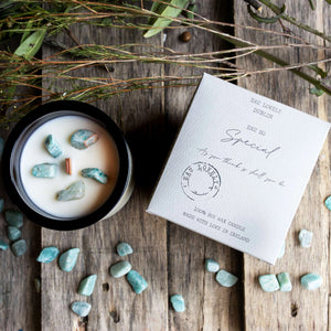 Scented Candles with Gemstones (See Options)