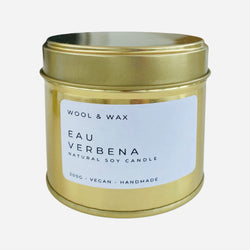 Eau Verbena Gold Travel Candle